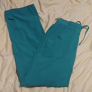 Jockey aqua scrub pants women medium tall